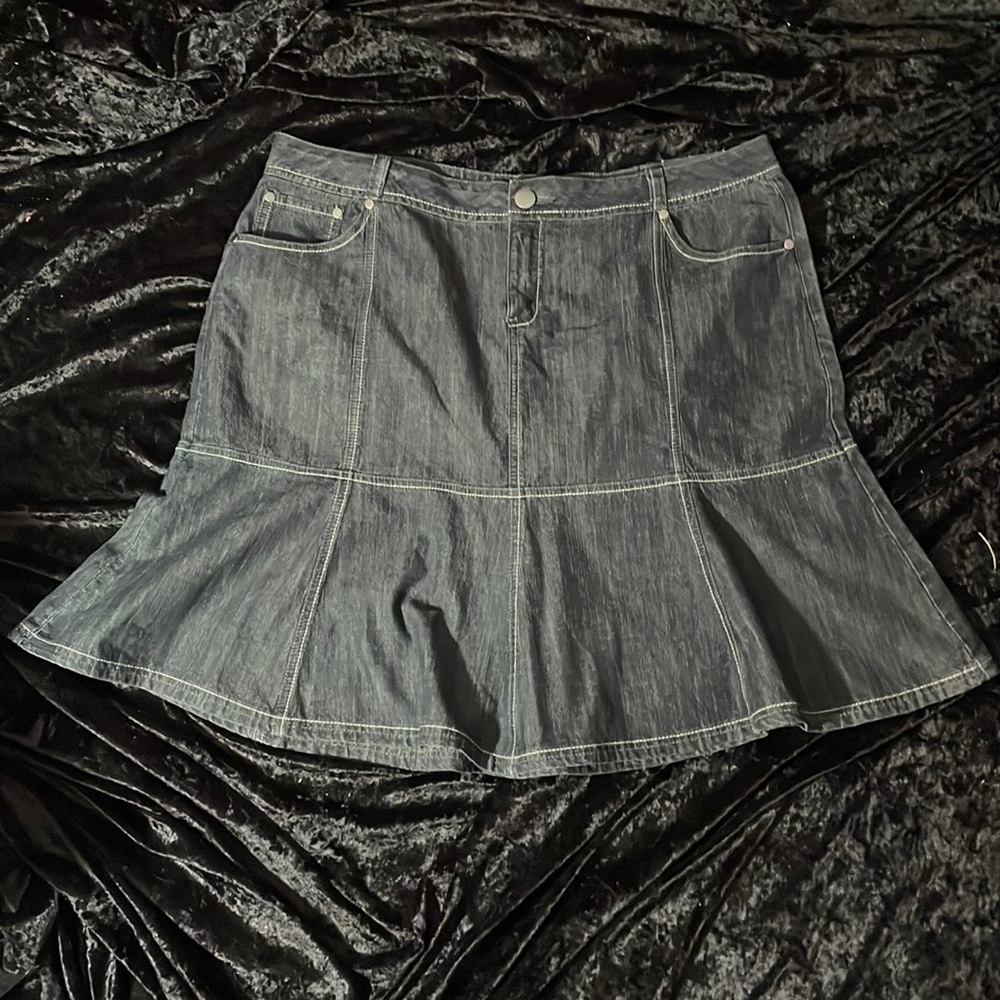 Lane Bryant New w/ Tags Denim Skirt